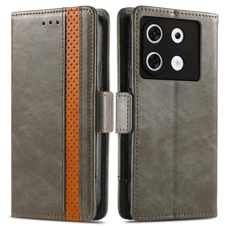 CASENEO 002 Series For Infinix Zero 30 5G Phone Case Leather Wallet RFID Blocking Cover
