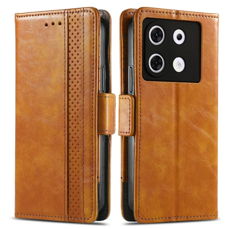 CASENEO 002 Series For Infinix Zero 30 5G Phone Case Leather Wallet RFID Blocking Cover