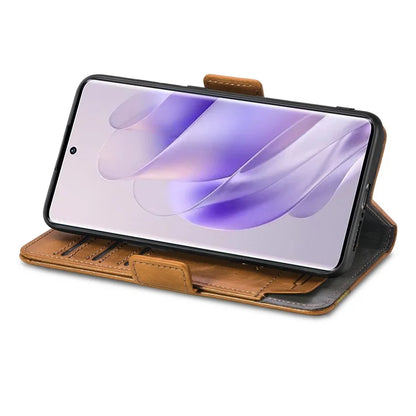 CASENEO 002 Series For Infinix Zero 30 5G Phone Case Leather Wallet RFID Blocking Cover