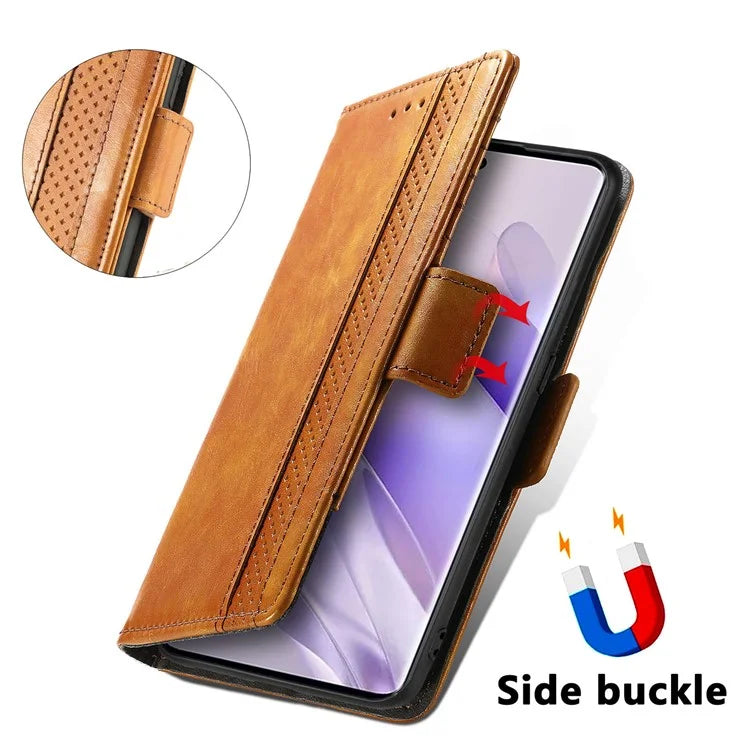CASENEO 002 Series For Infinix Zero 30 5G Phone Case Leather Wallet RFID Blocking Cover