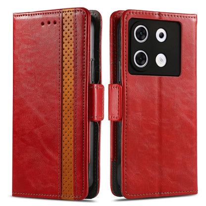 CASENEO 002 Series For Infinix Zero 30 5G Phone Case Leather Wallet RFID Blocking Cover