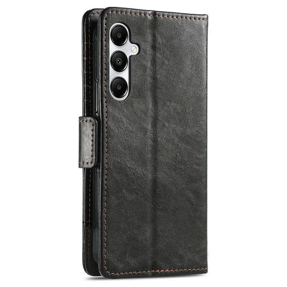 CASENEO 002 Series For Samsung Galaxy A55 5G Shockproof PU Leather Wallet Stand Phone Case RFID Blocking Phone Cover