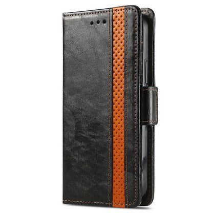CASENEO 002 Series For Samsung Galaxy A55 5G Shockproof PU Leather Wallet Stand Phone Case RFID Blocking Phone Cover