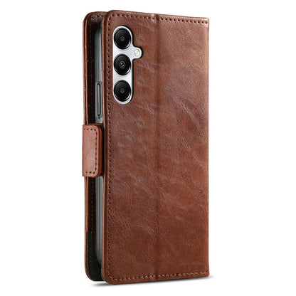 CASENEO 002 Series For Samsung Galaxy A55 5G Shockproof PU Leather Wallet Stand Phone Case RFID Blocking Phone Cover