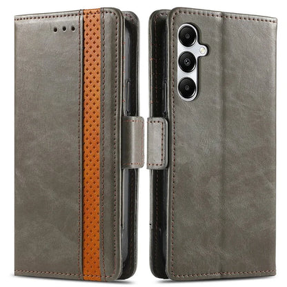 CASENEO 002 Series For Samsung Galaxy A55 5G Shockproof PU Leather Wallet Stand Phone Case RFID Blocking Phone Cover