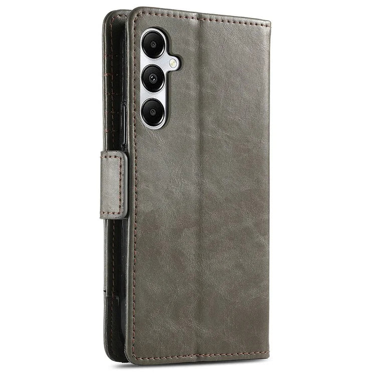 CASENEO 002 Series For Samsung Galaxy A55 5G Shockproof PU Leather Wallet Stand Phone Case RFID Blocking Phone Cover
