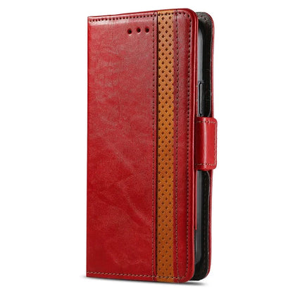 CASENEO 002 Series For Samsung Galaxy A55 5G Shockproof PU Leather Wallet Stand Phone Case RFID Blocking Phone Cover
