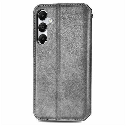 For Samsung Galaxy A55 5G Cell Phone Case Rhombus Imprinted Leather Wallet Stand Cover
