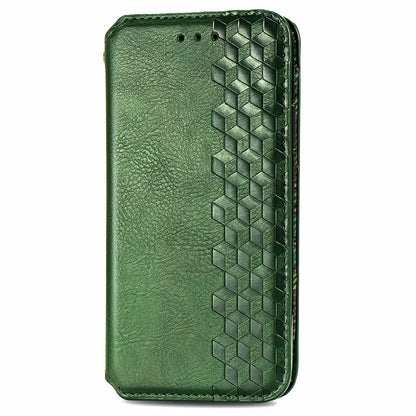 For Samsung Galaxy A05 4G Phone Case Imprinted Rhombus Leather Wallet Cover