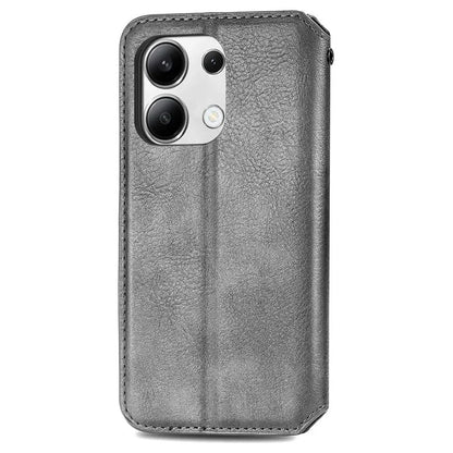 For Xiaomi Redmi Note 13 4G Wallet Cover Imprinted Rhombus Leather Phone Case