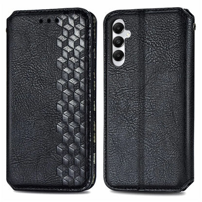For Samsung Galaxy A05s 4G Leather Cover Imprinted Rhombus Wallet Phone Case