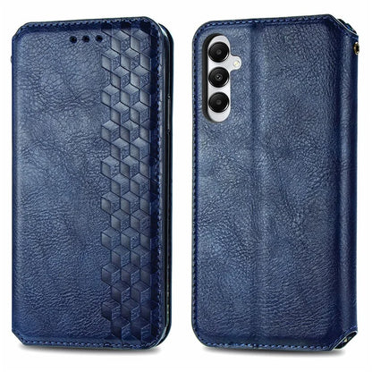 For Samsung Galaxy A05s 4G Leather Cover Imprinted Rhombus Wallet Phone Case