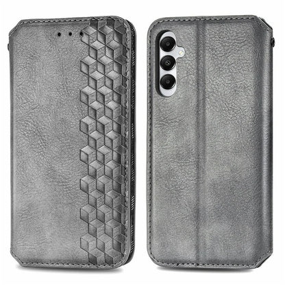 For Samsung Galaxy A05s 4G Leather Cover Imprinted Rhombus Wallet Phone Case