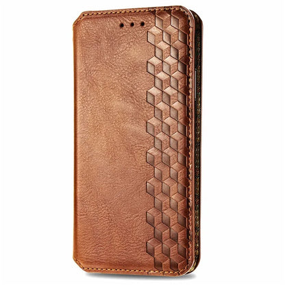 For Samsung Galaxy A05s 4G Leather Cover Imprinted Rhombus Wallet Phone Case