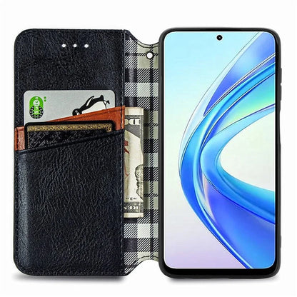 For Honor X7b 4G / 90 Smart Case Folding Stand Imprinted Leather Phone Cover