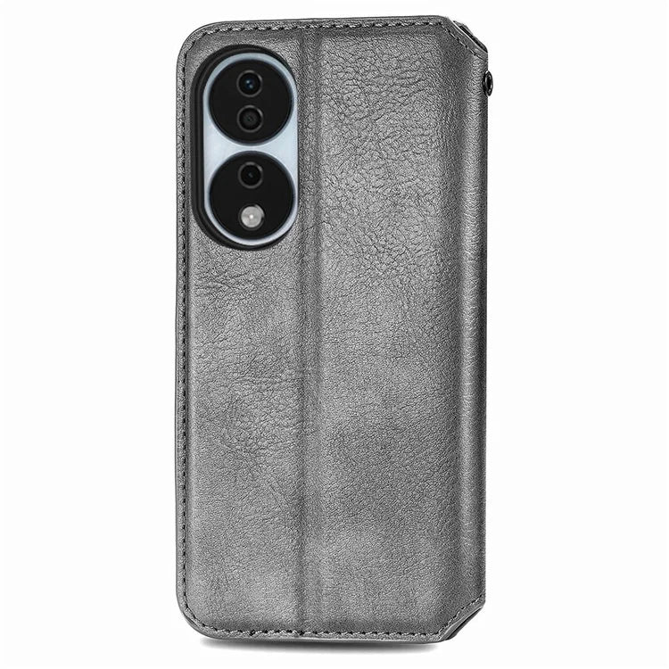 For Honor X7b 4G / 90 Smart Case Folding Stand Imprinted Leather Phone Cover