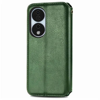 For Honor X7b 4G / 90 Smart Case Folding Stand Imprinted Leather Phone Cover