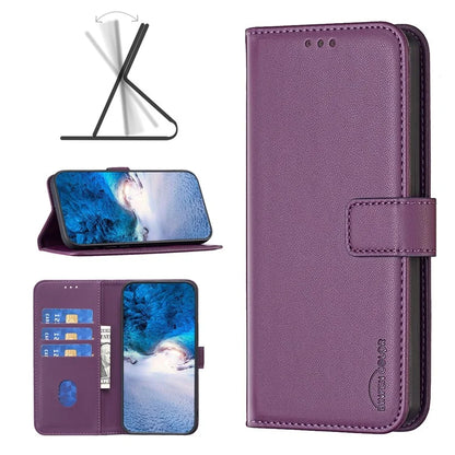 BINFEN COLOR BF17 For Sony Xperia 10 VI Case PU Leather Magnetic Buckle Flip Phone Cover