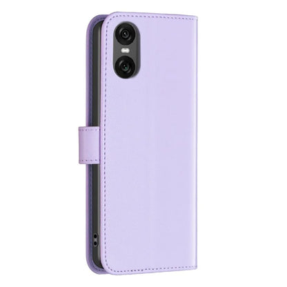 BINFEN COLOR BF17 For Sony Xperia 10 VI Case PU Leather Magnetic Buckle Flip Phone Cover