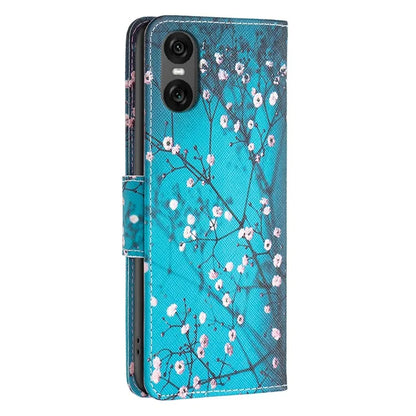 For Sony Xperia 10 VI Cell Phone Case Pattern Printing Leather Flip Stand Wallet Cover
