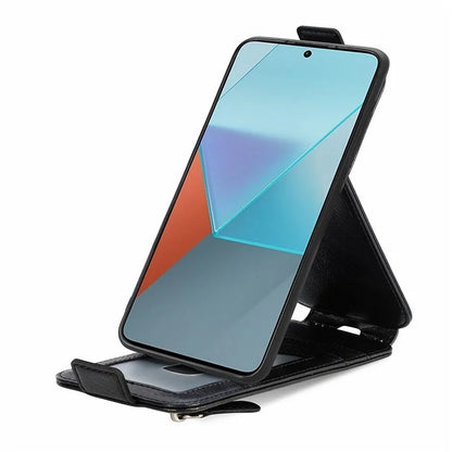 For Xiaomi Redmi Note 13 Pro 5G / Poco X6 5G Drop Proof Case Vertical Flip Zipper Wallet Leather Phone Cover