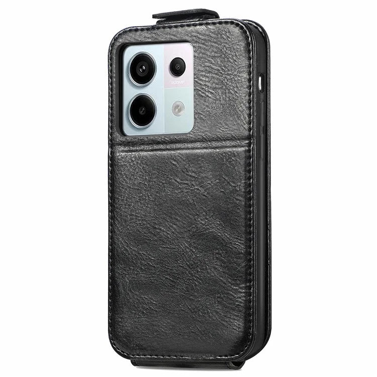 For Xiaomi Redmi Note 13 Pro 5G / Poco X6 5G Drop Proof Case Vertical Flip Zipper Wallet Leather Phone Cover