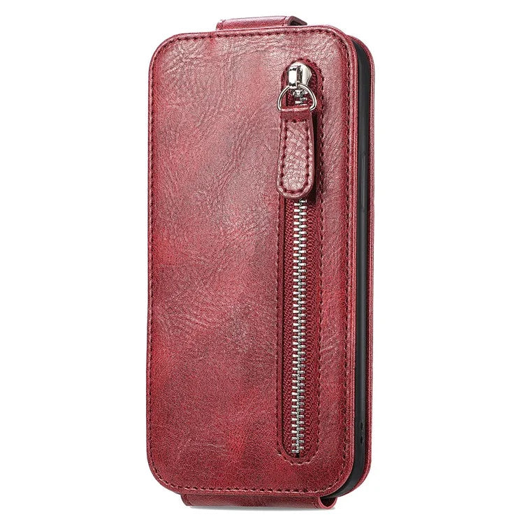 For Xiaomi Redmi K70E 5G / Poco X6 Pro 5G Case Vertical Flip Zipper TPU+PU Leather Phone Cover