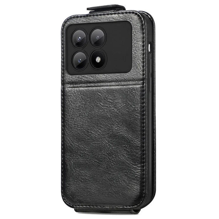 For Xiaomi Redmi K70E 5G / Poco X6 Pro 5G Case Vertical Flip Zipper TPU+PU Leather Phone Cover
