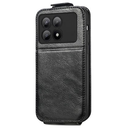 For Xiaomi Redmi K70E 5G / Poco X6 Pro 5G Case Vertical Flip Zipper TPU+PU Leather Phone Cover