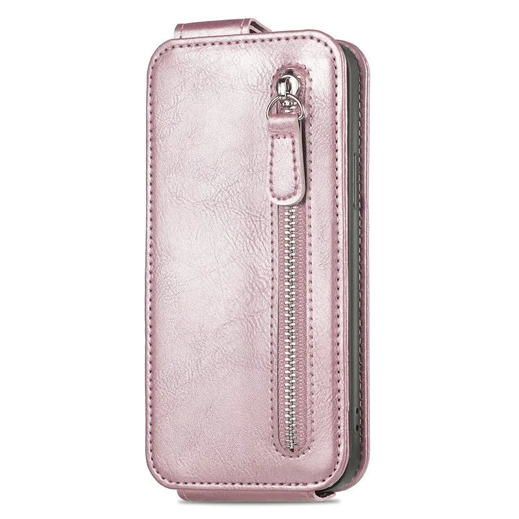 For Xiaomi Redmi K70E 5G / Poco X6 Pro 5G Case Vertical Flip Zipper TPU+PU Leather Phone Cover
