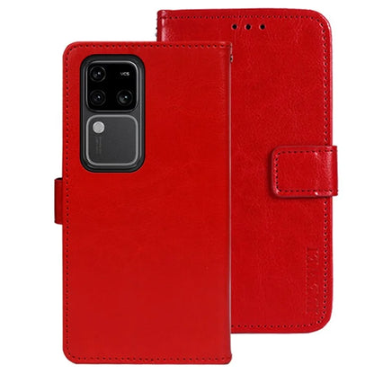IDEWEI For vivo V30 Pro 5G Case PU Leather Wallet Stand Phone Cover