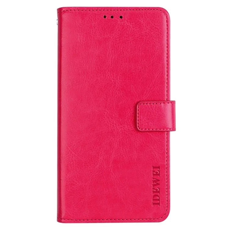 IDEWEI For vivo V30 Pro 5G Case PU Leather Wallet Stand Phone Cover