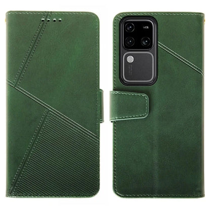 IDEWEI For vivo V30 Pro 5G Leather Case Card Slots Wallet Calf Texture Phone Cover