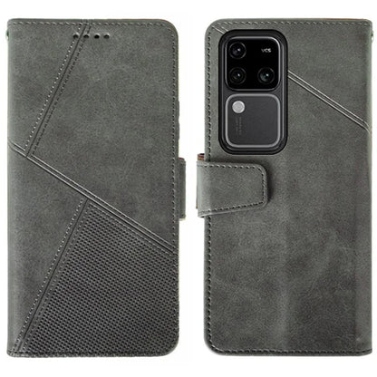 IDEWEI For vivo V30 Pro 5G Leather Case Card Slots Wallet Calf Texture Phone Cover