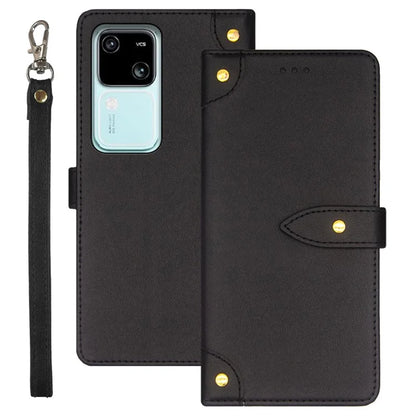 IDEWEI For vivo V30 5G Anti-Scratch PU Leather Phone Case Card Slots Cell Phone Cover