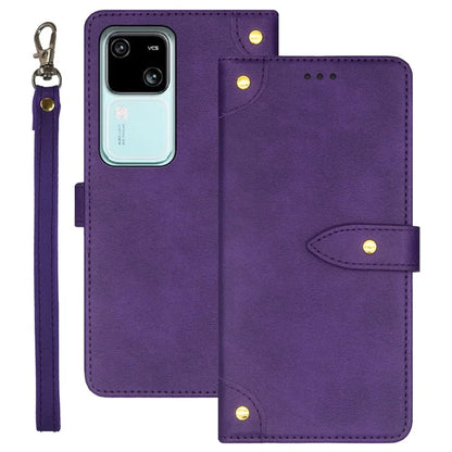 IDEWEI For vivo V30 5G Anti-Scratch PU Leather Phone Case Card Slots Cell Phone Cover