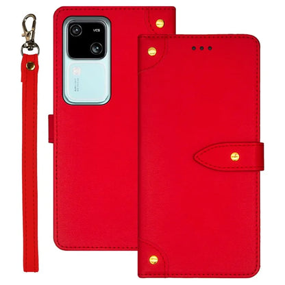 IDEWEI For vivo V30 5G Anti-Scratch PU Leather Phone Case Card Slots Cell Phone Cover