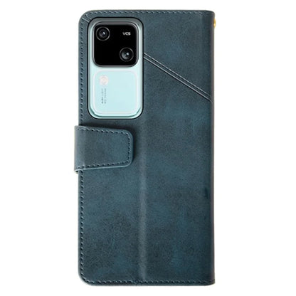 IDEWEI For vivo V30 5G PU Leather Case Card Slots Wallet Calf Texture Phone Cover