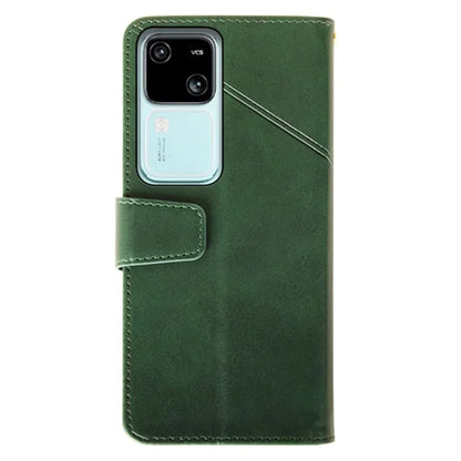 IDEWEI For vivo V30 5G PU Leather Case Card Slots Wallet Calf Texture Phone Cover