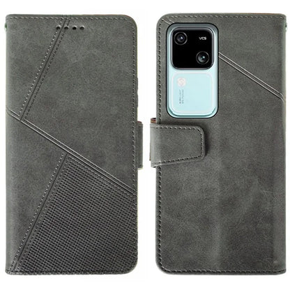 IDEWEI For vivo V30 5G PU Leather Case Card Slots Wallet Calf Texture Phone Cover