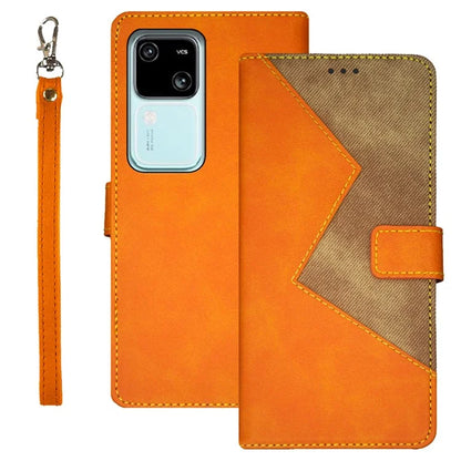 IDEWEI For vivo V30 5G Leather Case with 3 Card Slots Stand Phone Cover