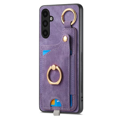 For Samsung Galaxy A05s 4G Kickstand Case Card Holder TPU Phone Cover