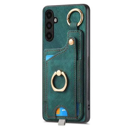 For Samsung Galaxy A05s 4G Kickstand Case Card Holder TPU Phone Cover