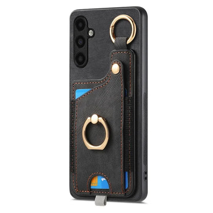 For Samsung Galaxy A05s 4G Kickstand Case Card Holder TPU Phone Cover