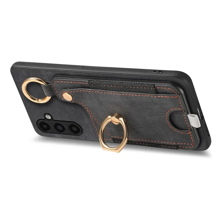 For Samsung Galaxy A05s 4G Kickstand Case Card Holder TPU Phone Cover