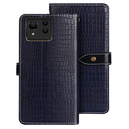 IDEWEI For Asus Zenfone 11 Ultra 5G PU Leather Case Crocodile Texture Flip Wallet Phone Back Cover