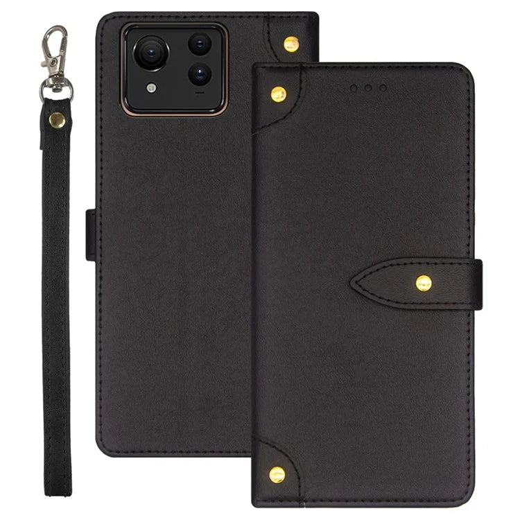 IDEWEI For Asus Zenfone 11 Ultra 5G Case Leather Shockproof Flip Cover with Card Slots
