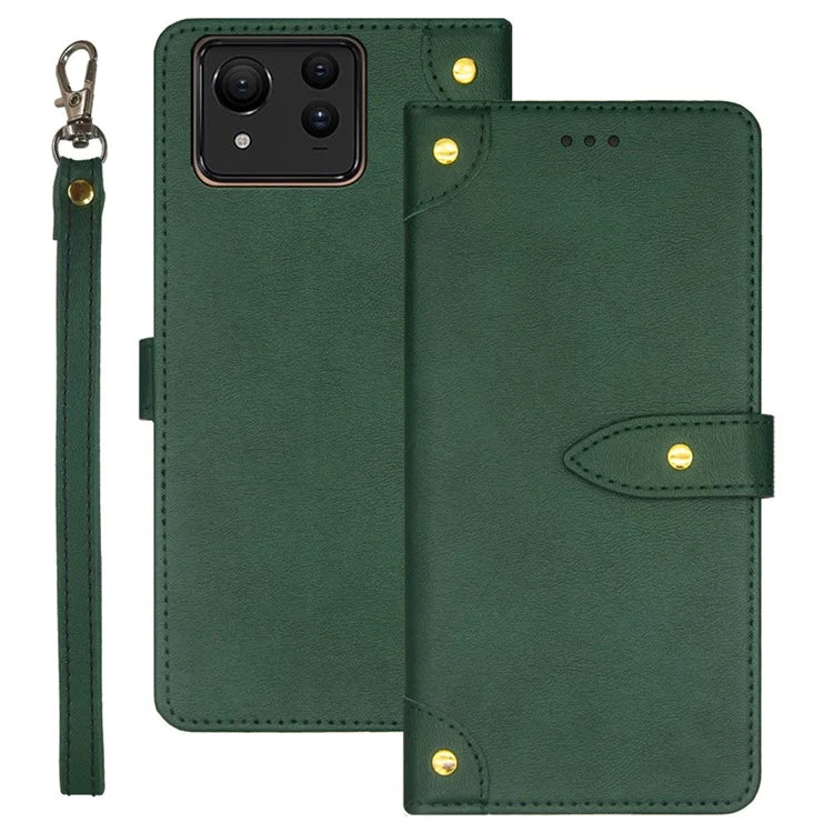 IDEWEI For Asus Zenfone 11 Ultra 5G Case Leather Shockproof Flip Cover with Card Slots