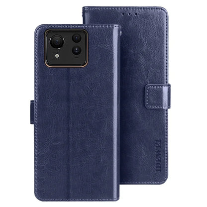 IDEWEI For Asus Zenfone 11 Ultra 5G Case Flip Leather Phone Wallet Cover Crazy Horse Texture