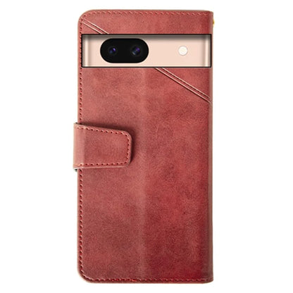 IDEWEI For Google Pixel 8a Case Card Slots Wallet Calf Texture PU Leather Phone Cover